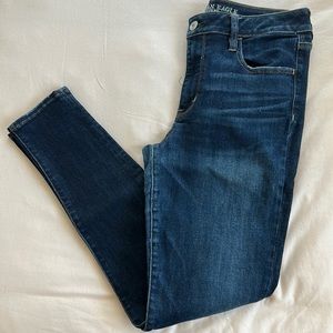 American Eagle Dark Denim High Rise Jeans